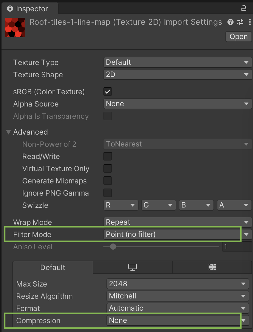 Texture Import Settings